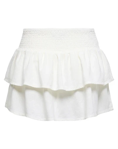 Only - ONLGoa Linen Nederdel - Cloud Dancer